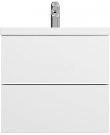 Am.Pm Тумба под раковину Gem 60 белый глянец, с 2 ящиками – фотография-1